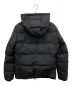 AKM (エーケーエム) スタンドネックレイヤードダウンジャケット ブラック サイズ:XL：10000円