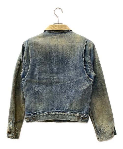 POLO RALPH LAUREN（ポロ・ラルフローレン）POLO RALPH LAUREN (ポロ・ラルフローレン) TRADE MARK インディゴ×ベージュ サイズ:XSの古着・服飾アイテム