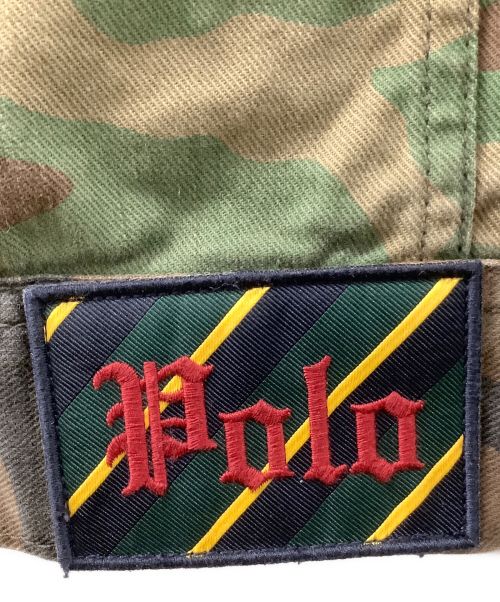 POLO RALPH LAUREN（ポロ・ラルフローレン）POLO RALPH LAUREN (ポロ・ラルフローレン) トラッカージャケット グリーン×ブラウン サイズ:XSの古着・服飾アイテム