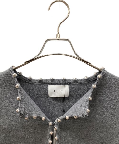 ELLIE（エリー）ELLIE (エリー) ボールカーディガン グレー サイズ:F 未使用品の古着・服飾アイテム