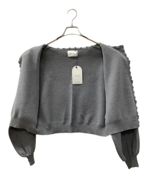 ELLIE（エリー）ELLIE (エリー) ボールカーディガン グレー サイズ:F 未使用品の古着・服飾アイテム