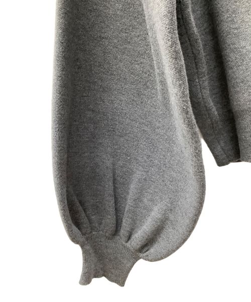 ELLIE（エリー）ELLIE (エリー) ボールカーディガン グレー サイズ:F 未使用品の古着・服飾アイテム