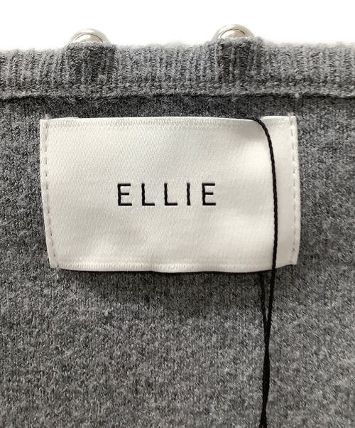 ELLIE（エリー）ELLIE (エリー) ボールカーディガン グレー サイズ:F 未使用品の古着・服飾アイテム
