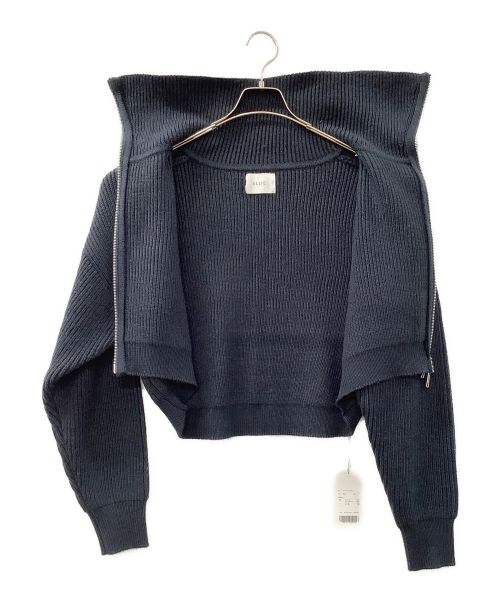 ELLIE（エリー）ELLIE (エリー) ドライバーズニット ネイビー サイズ:F 未使用品の古着・服飾アイテム