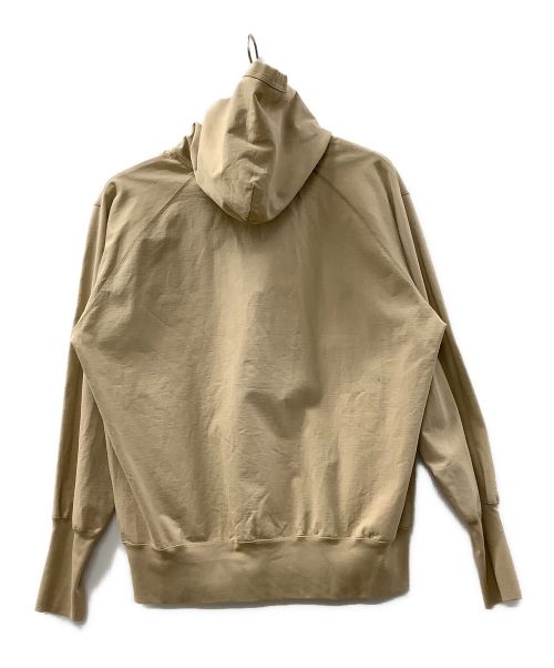 Unlikely（アンライクリー）Unlikely (アンライクリー) Split Raglan Sleeve Hoodie ベージュ サイズ:Lの古着・服飾アイテム