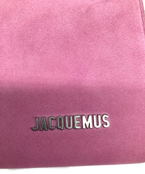 jacquemus（ジャックムス）jacquemus (ジャックムス) ロゴプレート ストラップ付きショルダーバッグ ピンクの古着・服飾アイテム