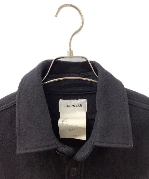 YAECA（ヤエカ）YAECA (ヤエカ) LIKE WEAR CPOシャツ ネイビー サイズ:38の古着・服飾アイテム