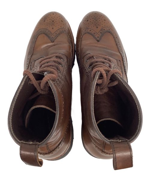 DSQUARED2（ディースクエアード）DSQUARED2 (ディースクエアード) ウィングチップブーツ ブラウン サイズ:26cmの古着・服飾アイテム