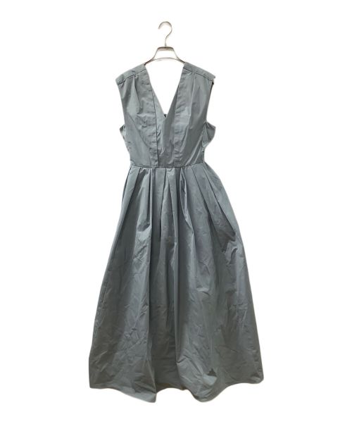 FRAY ID（フレイ アイディー）FRAY ID (フレイ アイディー) フレンチショルダータフタドレス ブルー サイズ:1の古着・服飾アイテム