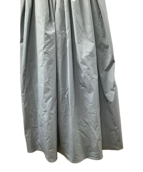 FRAY ID（フレイ アイディー）FRAY ID (フレイ アイディー) フレンチショルダータフタドレス ブルー サイズ:1の古着・服飾アイテム