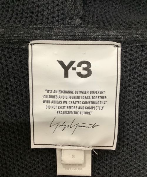 Y-3（ワイスリー）Y-3 (ワイスリー) M CLASSIC WINTER KNIT HOODED FULL-ZIP HOODIE ブラック サイズ:Sの古着・服飾アイテム