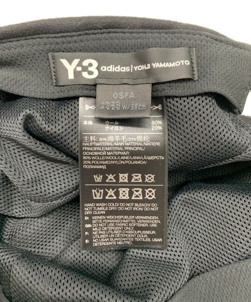 Y-3（ワイスリー）Y-3 (ワイスリー) CH1 WOOL CAP ブラックの古着・服飾アイテム