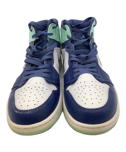 NIKE（ナイキ）NIKE (ナイキ) Air Jordan 1 Mid ホワイト×ネイビー×ブルー サイズ:US12の古着・服飾アイテム