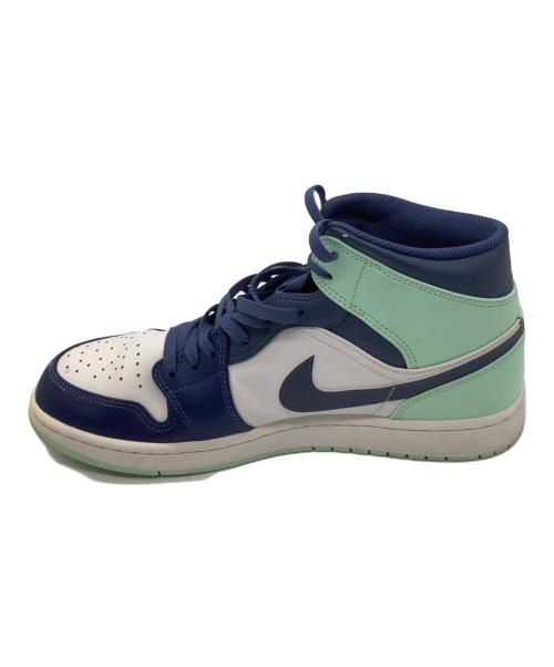 NIKE（ナイキ）NIKE (ナイキ) Air Jordan 1 Mid ホワイト×ネイビー×ブルー サイズ:US12の古着・服飾アイテム