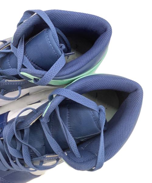 NIKE（ナイキ）NIKE (ナイキ) Air Jordan 1 Mid ホワイト×ネイビー×ブルー サイズ:US12の古着・服飾アイテム