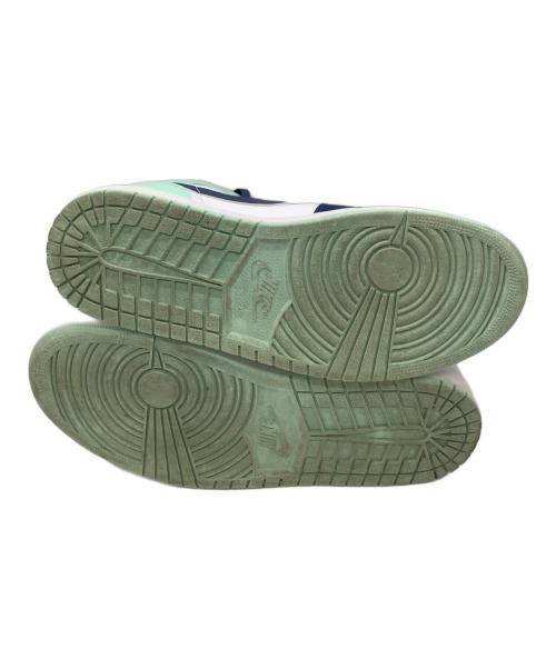 NIKE（ナイキ）NIKE (ナイキ) Air Jordan 1 Mid ホワイト×ネイビー×ブルー サイズ:US12の古着・服飾アイテム