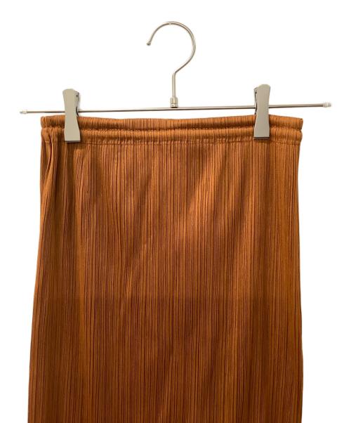 PLEATS PLEASE（プリーツプリーズ）PLEATS PLEASE (プリーツプリーズ) プリーツスカート ブラウン サイズ:2の古着・服飾アイテム