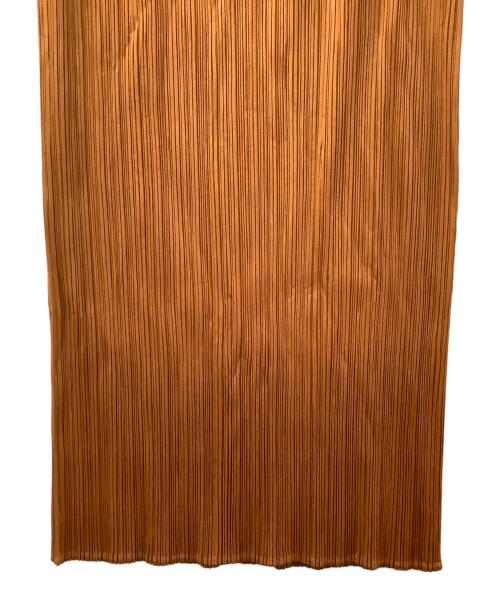 PLEATS PLEASE（プリーツプリーズ）PLEATS PLEASE (プリーツプリーズ) プリーツスカート ブラウン サイズ:2の古着・服飾アイテム