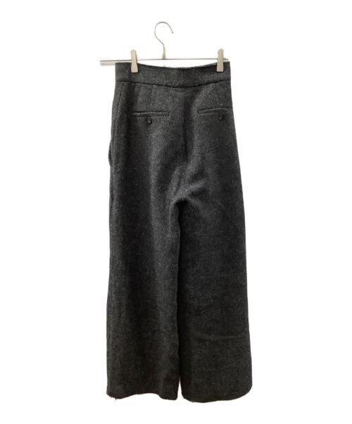 Maison Margiela（メゾンマルジェラ）Maison Margiela (メゾンマルジェラ) レイヤードツイードワイドパンツ グレー サイズ:38の古着・服飾アイテム
