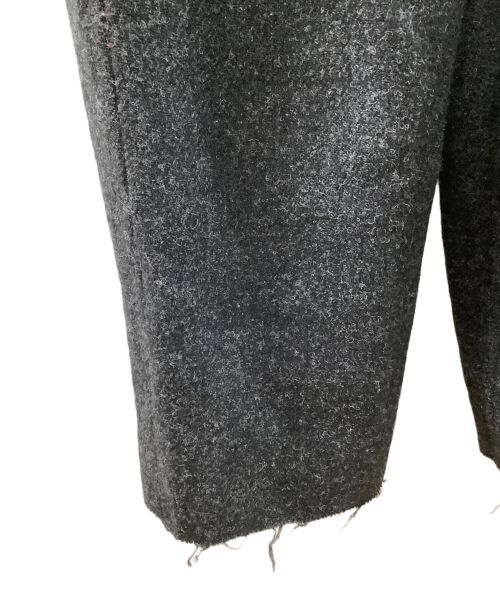 Maison Margiela（メゾンマルジェラ）Maison Margiela (メゾンマルジェラ) レイヤードツイードワイドパンツ グレー サイズ:38の古着・服飾アイテム