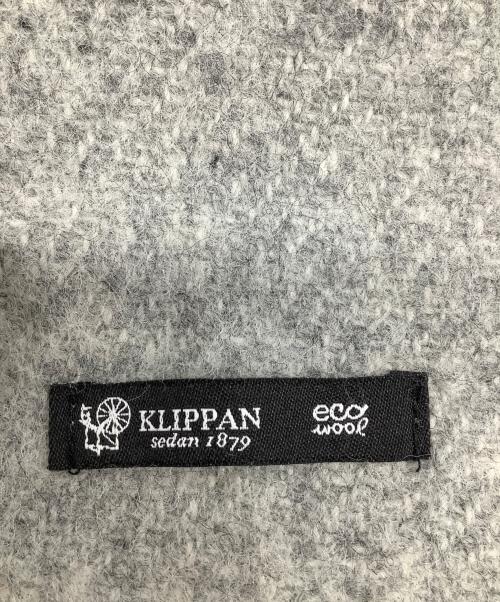 KLIPPAN（クリッパン）KLIPPAN (クリッパン) 大判ストール グレーの古着・服飾アイテム