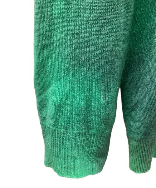BOTTEGA VENETA（ボッテガベネタ）BOTTEGA VENETA (ボッテガベネタ) カシミヤVネックニット グリーン サイズ:40の古着・服飾アイテム