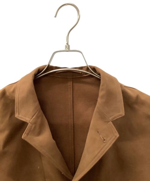 Graphpaper（グラフペーパー）Graphpaper (グラフペーパー) Cotton Double Cloth jacket ブラウン サイズ:Sの古着・服飾アイテム