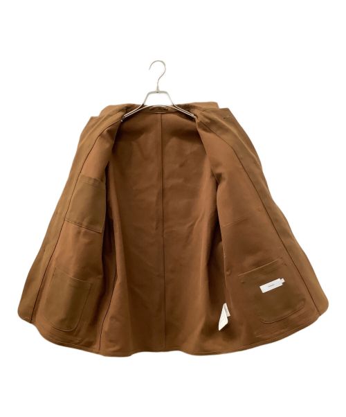 Graphpaper（グラフペーパー）Graphpaper (グラフペーパー) Cotton Double Cloth jacket ブラウン サイズ:Sの古着・服飾アイテム