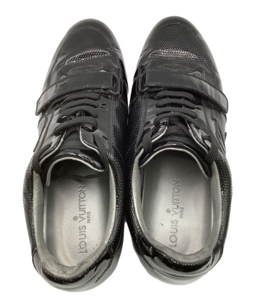 LOUIS VUITTON（ルイ ヴィトン）LOUIS VUITTON (ルイ ヴィトン) エナメルスニーカー ブラック サイズ:25.5cmの古着・服飾アイテム