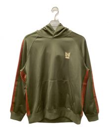 Needles×UNION（ニードルズ×ユニオン）の古着「TRACK HOODIE」｜レッド×オリーブ