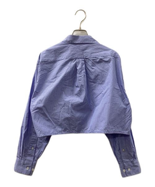 YLEVE（イレーヴ）YLEVE (イレーヴ) COTTON TYPEWRITER SHORT SH ブルー サイズ:Fの古着・服飾アイテム