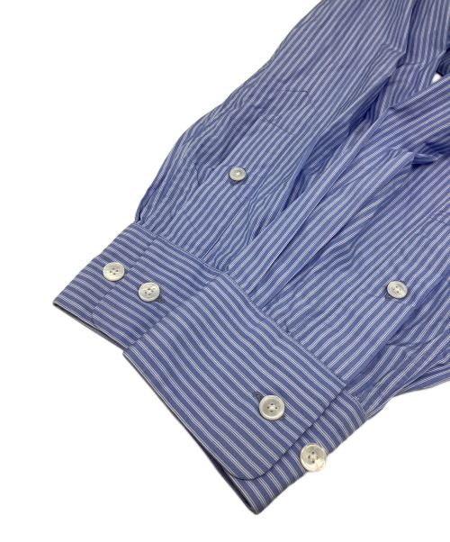 YLEVE（イレーヴ）YLEVE (イレーヴ) COTTON TYPEWRITER SHORT SH ブルー サイズ:Fの古着・服飾アイテム