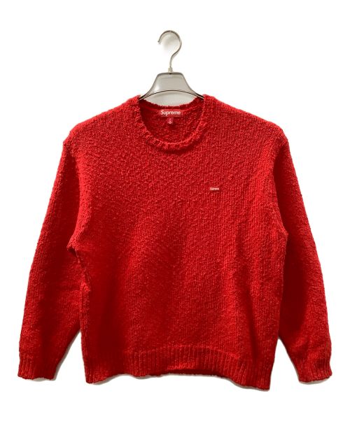 SUPREME（シュプリーム）SUPREME (シュプリーム) Melange Rib Knit Sweater レッド サイズ:Mの古着・服飾アイテム