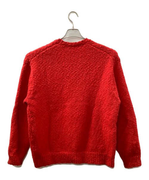 SUPREME（シュプリーム）SUPREME (シュプリーム) Melange Rib Knit Sweater レッド サイズ:Mの古着・服飾アイテム