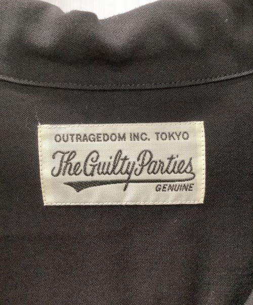 WACKO MARIA（ワコマリア）WACKO MARIA (ワコマリア) THREE-TONE 50'S SHIRT ブラック サイズ:Mの古着・服飾アイテム