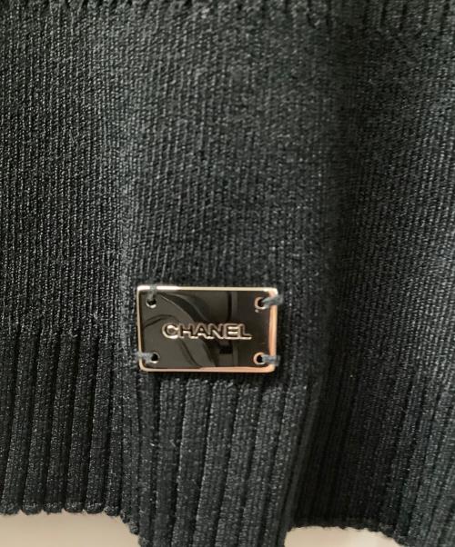 CHANEL（シャネル）CHANEL (シャネル) リブタンクトップ ブラック サイズ:-の古着・服飾アイテム