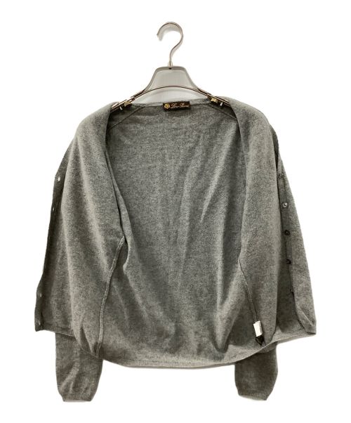 LORO PIANA（ロロピアーナ）LORO PIANA (ロロピアーナ) アンサンブルカシミヤニットカーディガン グレー サイズ:40の古着・服飾アイテム