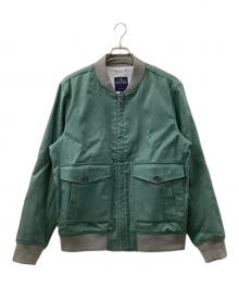 BROOKS BROTHERS（ブルックスブラザーズ）の古着「リネンボマージャケット」｜グリーン