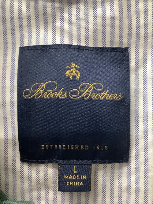 BROOKS BROTHERS（ブルックスブラザーズ）BROOKS BROTHERS (ブルックスブラザーズ) リネンボマージャケット グリーン サイズ:Lの古着・服飾アイテム