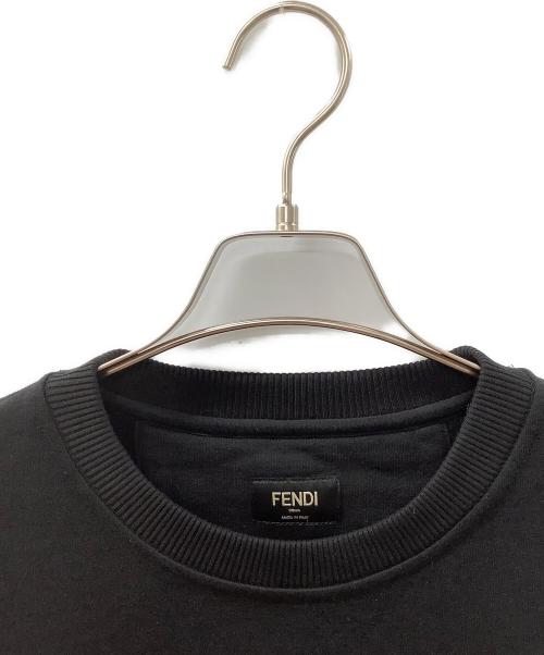 FENDI（フェンディ）FENDI (フェンディ) ロゴスウェット ブラック サイズ:Mの古着・服飾アイテム