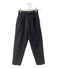 ELLIE（エリー）の古着「ジョーゼットフレアパンツ」｜ネイビー