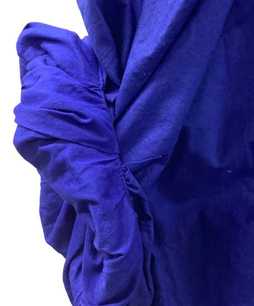 SAYAKA DAVIS（サヤカ デイヴィス）SAYAKA DAVIS (サヤカ デイヴィス) パフスリーブタックワンピース ブルー サイズ:Sの古着・服飾アイテム