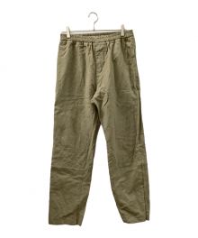 MARGARET HOWELL（マーガレットハウエル）の古着「LINEN PLAINWEAVE」｜オリーブ