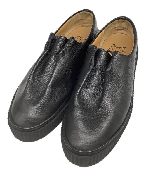 JACQUES SOLOVIERE（ジャック ソロヴィエール）JACQUES SOLOVIERE (ジャック ソロヴィエール) ドレスシューズ ブラック サイズ:431/2の古着・服飾アイテム