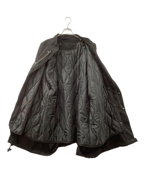 Adam et Rope（アダム エ ロペ）Adam et Rope (アダム エ ロペ) ライナー付スタンドカラーコート ブラック サイズ:Lの古着・服飾アイテム