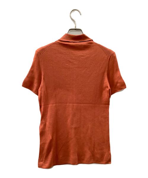 HERMES（エルメス）HERMES (エルメス) 半袖ニット オレンジ サイズ:SMの古着・服飾アイテム