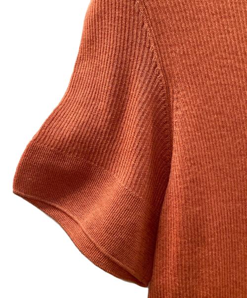 HERMES（エルメス）HERMES (エルメス) 半袖ニット オレンジ サイズ:SMの古着・服飾アイテム
