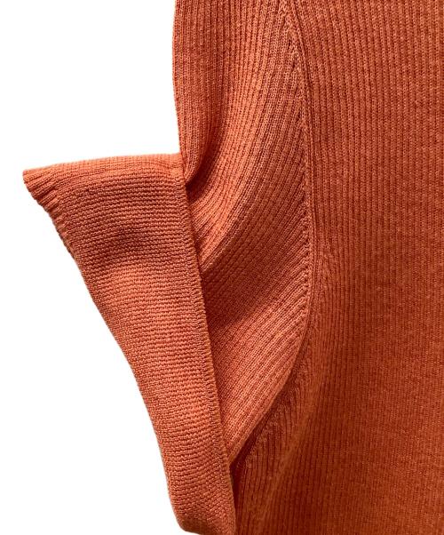 HERMES（エルメス）HERMES (エルメス) 半袖ニット オレンジ サイズ:SMの古着・服飾アイテム