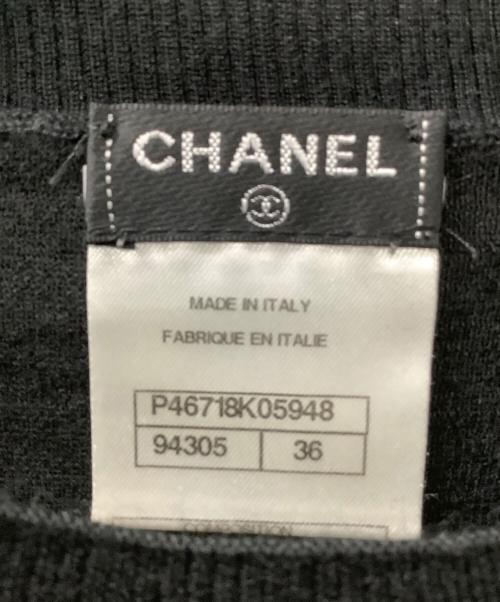 CHANEL（シャネル）CHANEL (シャネル) ニット ブラック サイズ:36の古着・服飾アイテム