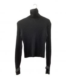 CHANEL（シャネル）の古着「リブタートルネックニット」｜ブラック